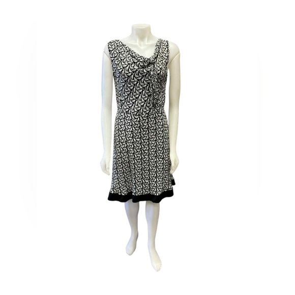 Kate Spade Dress Birds Black/White Size 10 Women’s size 10EUC - Picture 1 of 10
